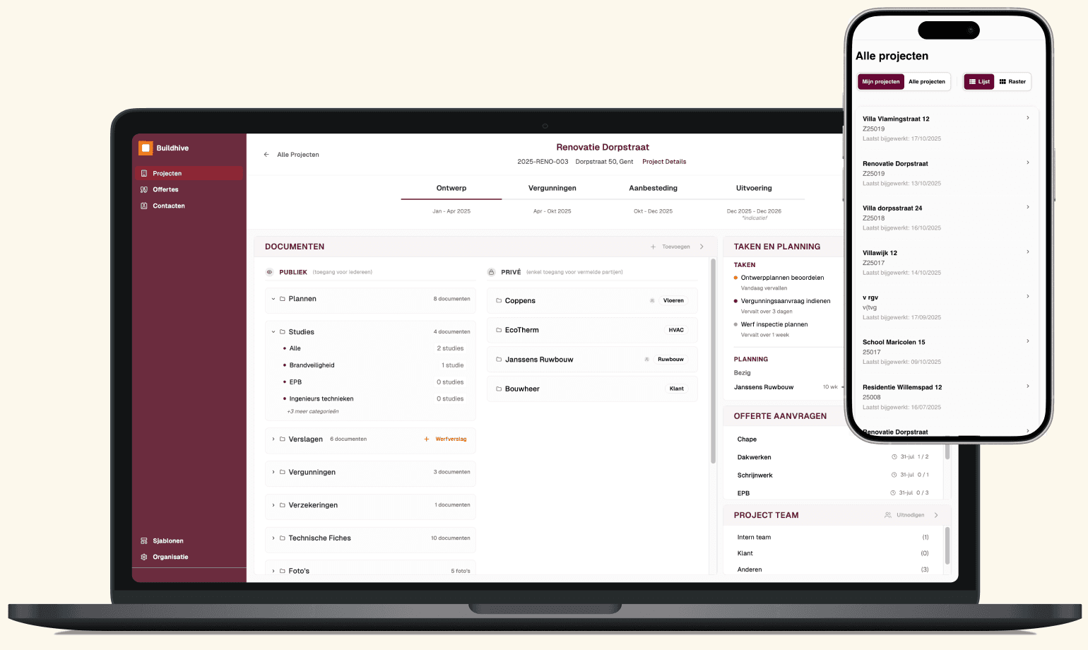 Buildhive Dashboard